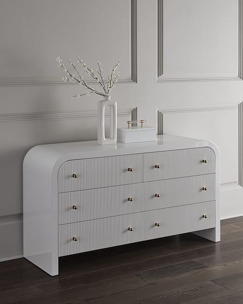 Bernhardt Silhouette Tall 6-Drawer Chest | Neiman Marcus inside Bernhardt Silhouette Tall Drawer Chest