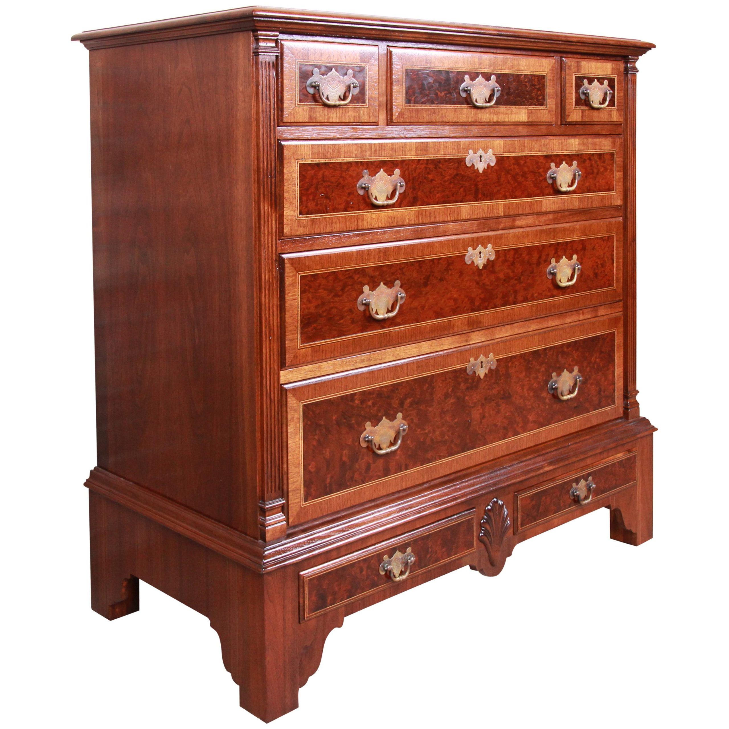 Bold Ebony/Black And Gold Leaf Eight-Drawer Dresser At 1Stdibs in Gold Leaf Eight Drawer Cabinet