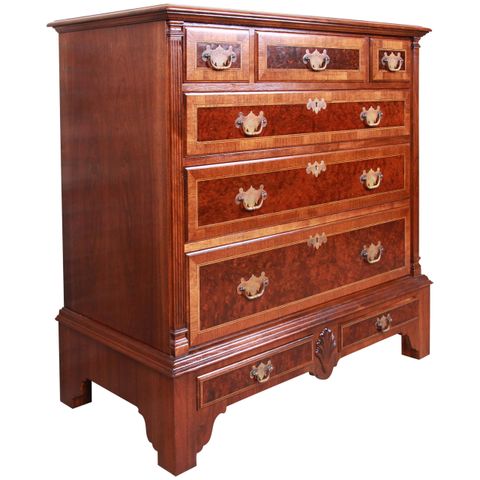 Bold Ebony/Black And Gold Leaf Eight-Drawer Dresser At 1Stdibs in Gold Leaf Eight Drawer Cabinet