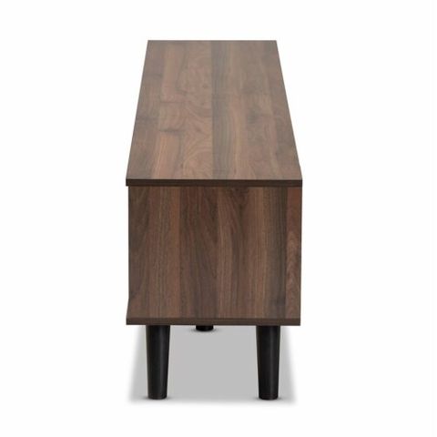 Bowery Hill Modern Engineered Wood Tv Stand For Tvs Up To 70 In Walnut ... intended for Bowery Hill Modern Wood Tv Stand For Tvs Up To 70" In Espresso/Dark Brown