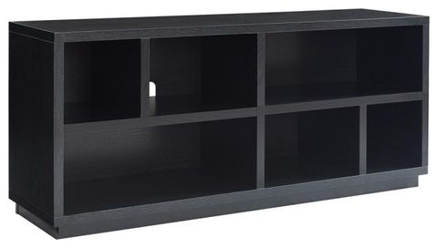 Bowman Rectangular Tv Stand For Tv's Up To 65 In Black Grain ... inside Holloway Rectangular Tv Stand For Tv's Up To 65 In Black Grain