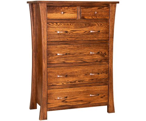 Catalina 6 Drawer Chest | Amish Oak & Cherry | Hickory, Nc pertaining to The Enduring Appeal of the Boheme Chimay 6-Drawer Chest