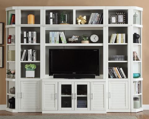 Catalina Modular Entertainment Wall Parker House, 1 Reviews | Furniture ... inside The Art of Displaying Your Media with the Catalina 6 Piece Wall