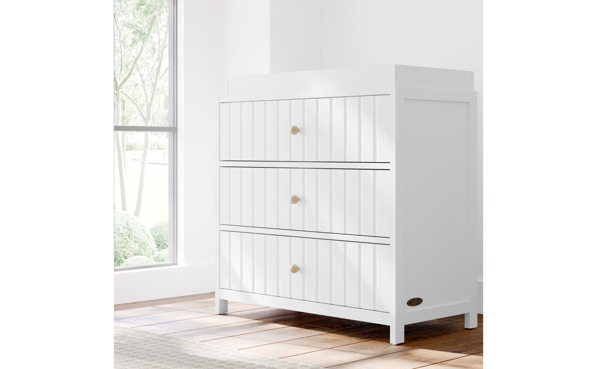 Circo 3 Drawer Dresser White | Dresses Images 2025 regarding The Versatility of Cresco 3 Drawer Dresser in Contemporary Bedrooms