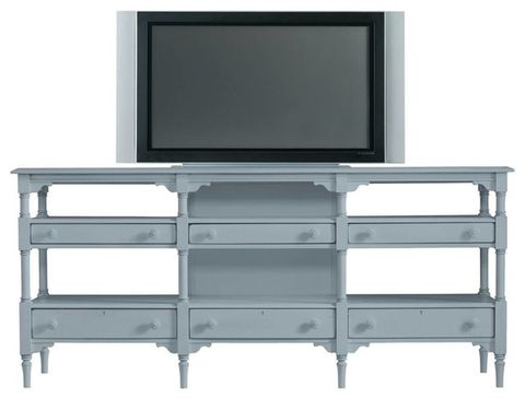 Coastal Living Cottage-Reunion Console - Beach Style - Entertainment ... intended for Understanding the Appeal of Coastal Living Entertainment Consoles in Modern Home Design