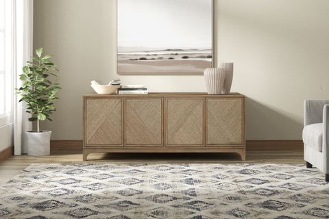 Coastal Style 70" Tv Console Entertainment Stand Wood, Brown - Beach ... inside Understanding the Appeal of Coastal Living Entertainment Consoles in Modern Home Design