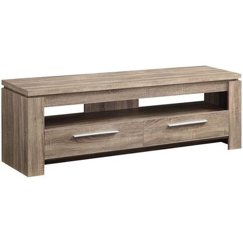 Coaster Elkton 2-Drawer Wood Tv Console For Tvs Up To 65" Weathered ... regarding Design Considerations for Media Centers with Built-in Storage Solutions