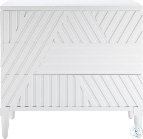 Colby Crisp White Drawer Chest From Uttermost | Coleman Furniture with Uttermost Colby Blue Drawer Chest