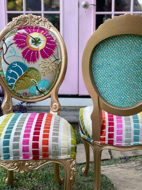 Colorful Chair Upholstery Ideas - Chair Whimsy with regard to Dare To Decorate With Colorful Upholstery