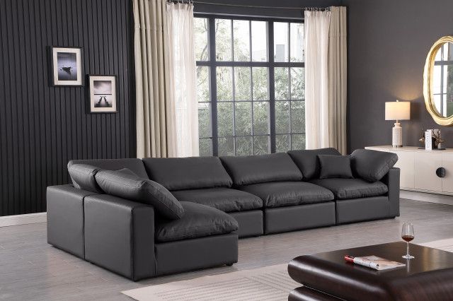 Designing with the Indulge Sofa Practical Tips for Your Black Vegan Leather Piece