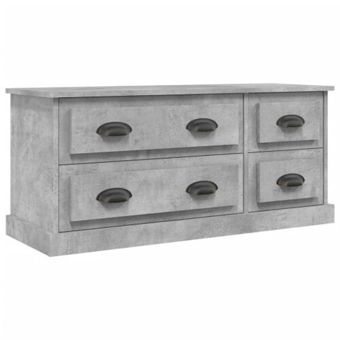 (Concrete Grey) Vidaxl Tv Cabinet Tv Stand Sideboard Cabinet Tv Unit ... pertaining to Elevate Your Home Entertainment Setup with vidaXL Media Units