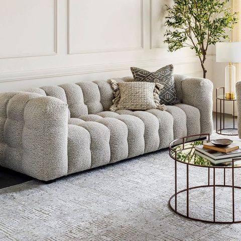 Conway Boucle Sofa In 2024 | Modern Sofa Designs, Sofa Design, Couch Design throughout Houzz Products: One Mod Sofa, Two Cool Designer Looks