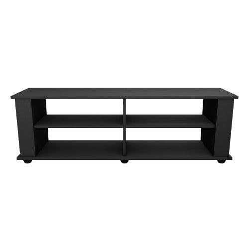 Corliving Fillmore Modern/Contemporary Ravenwood Black Tv Stand ... in Understanding the Craftsmanship Behind the Fillmore 58&quot; Ravenwood Black TV Stand