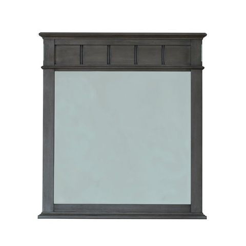 Cortland Mirror Progressive Furniture | Furniture Cart pertaining to Cortland Dresser And Mirror, Light Steel Gray