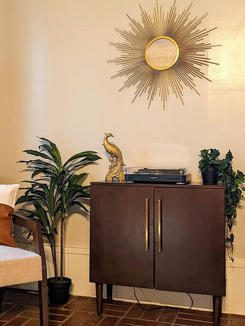 Crosley Furniture Everett Mid Century Modern Media Console, Mahogany ... with regard to Everett Media Console Mahogany