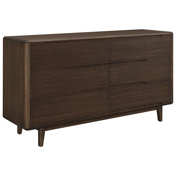 Currant 6 Drawer Dresser By Greenington At Lumens.com within Craftsmanship Behind the Currant Six Drawer Dresser Caramelized