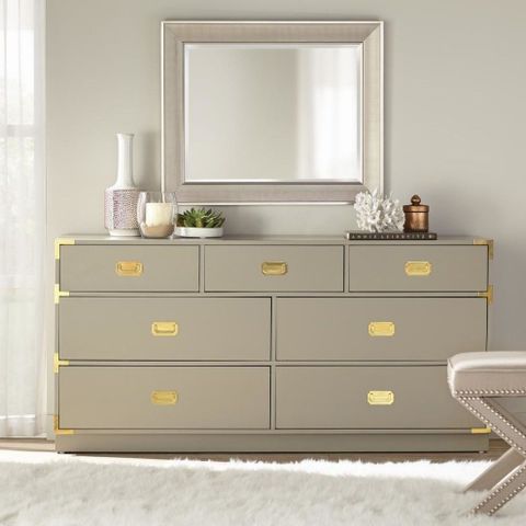 Dark Grey Dresser With Gold Hardware - Mana Barone intended for Understanding the Appeal of Goldsmith Modern Contemporary Dark Gray Gold Dresser