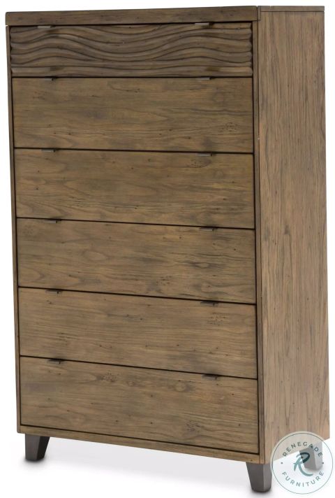 Del Mar Sound Boardwalk 6 Drawer Chest From Michael Amini | Coleman Furniture intended for A Stroll Through Time The Del Mar Sound Dresser Boardwalk Experience