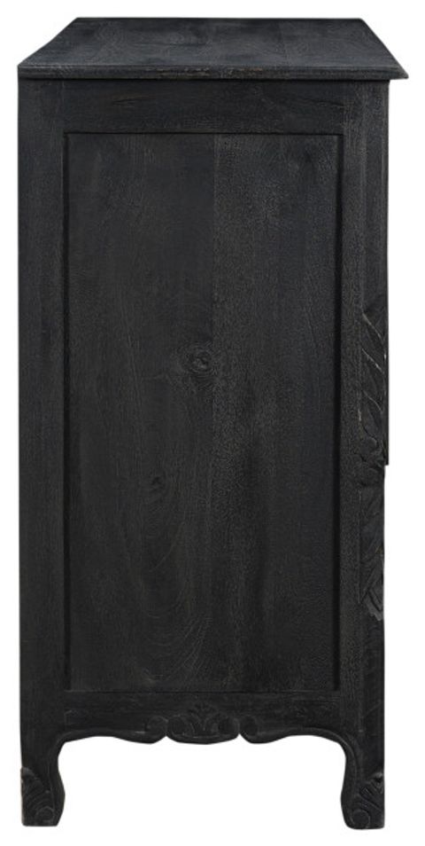 Delaney Carved Dresser - Traditional - Dressers - By Taran Design | Houzz in The Enduring Appeal of the Delaney Carved Tall Chest Distressed Black
