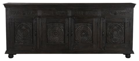 Delaney Carved Sideboard - Traditional - Buffets And Sideboards - By ... with Delaney Carved Tall Chest, Distressed Black