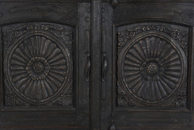 Delaney Carved Sideboard - Traditional - Buffets And Sideboards - By ... with regard to Delaney Carved Tall Chest, Distressed Black