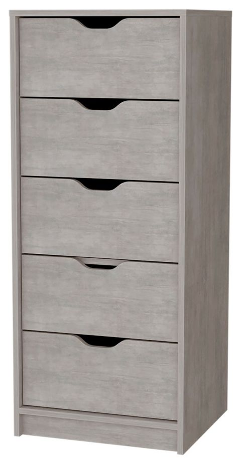 Dillon 5 Narrow - Modern - Dressers - By Fm Furniture | Houzz intended for Dillon 5 Narrow, Concrete Gray