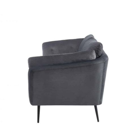 Divani Casa Cody Modern Grey Sofa - Kfrooms | Free Delivery intended for How the Metal Accents on the Cody Sofa Enhance Its Contemporary Appeal