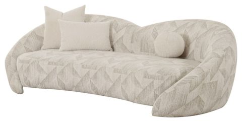 Divani Casa Gentle Modern Beige Pattern Fabric Sofa - Transitional ... with Styling Your Space with the Divani Casa Thrive Modern Sofa