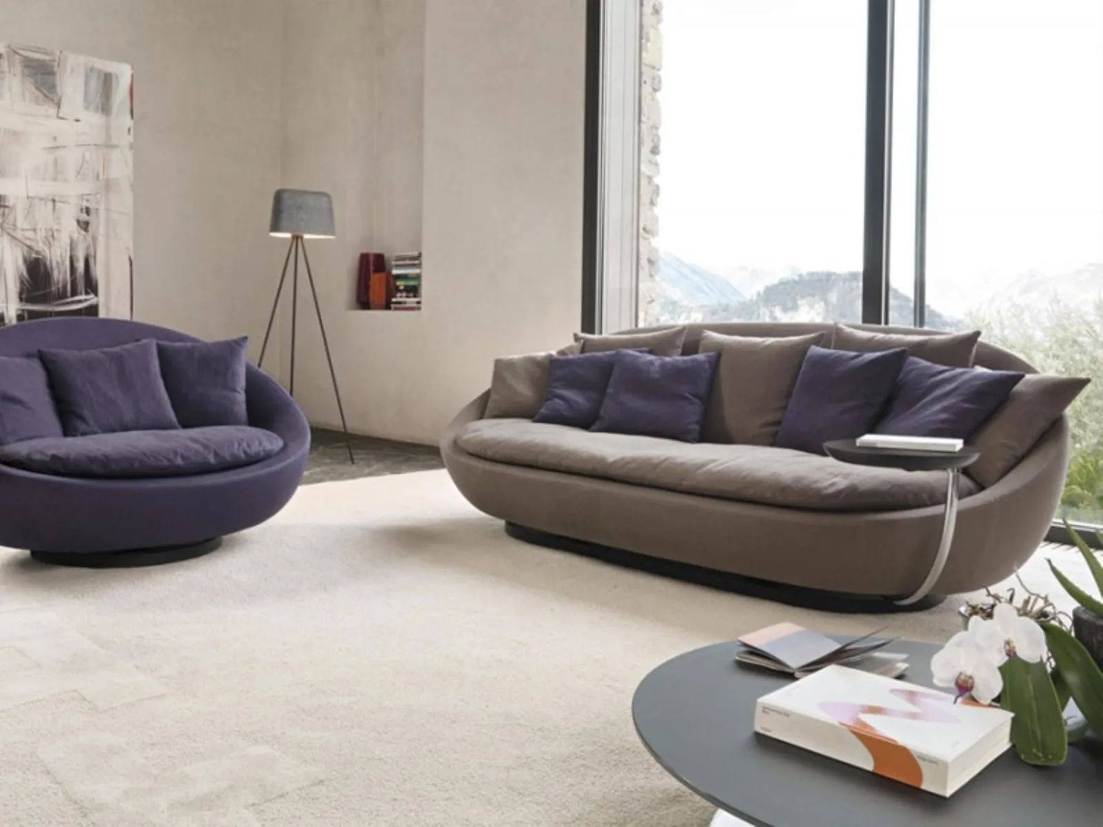 Divani In Tessuto - Divani Moderni within Divani Casa Gentle Modern Beige Pattern Fabric Sofa