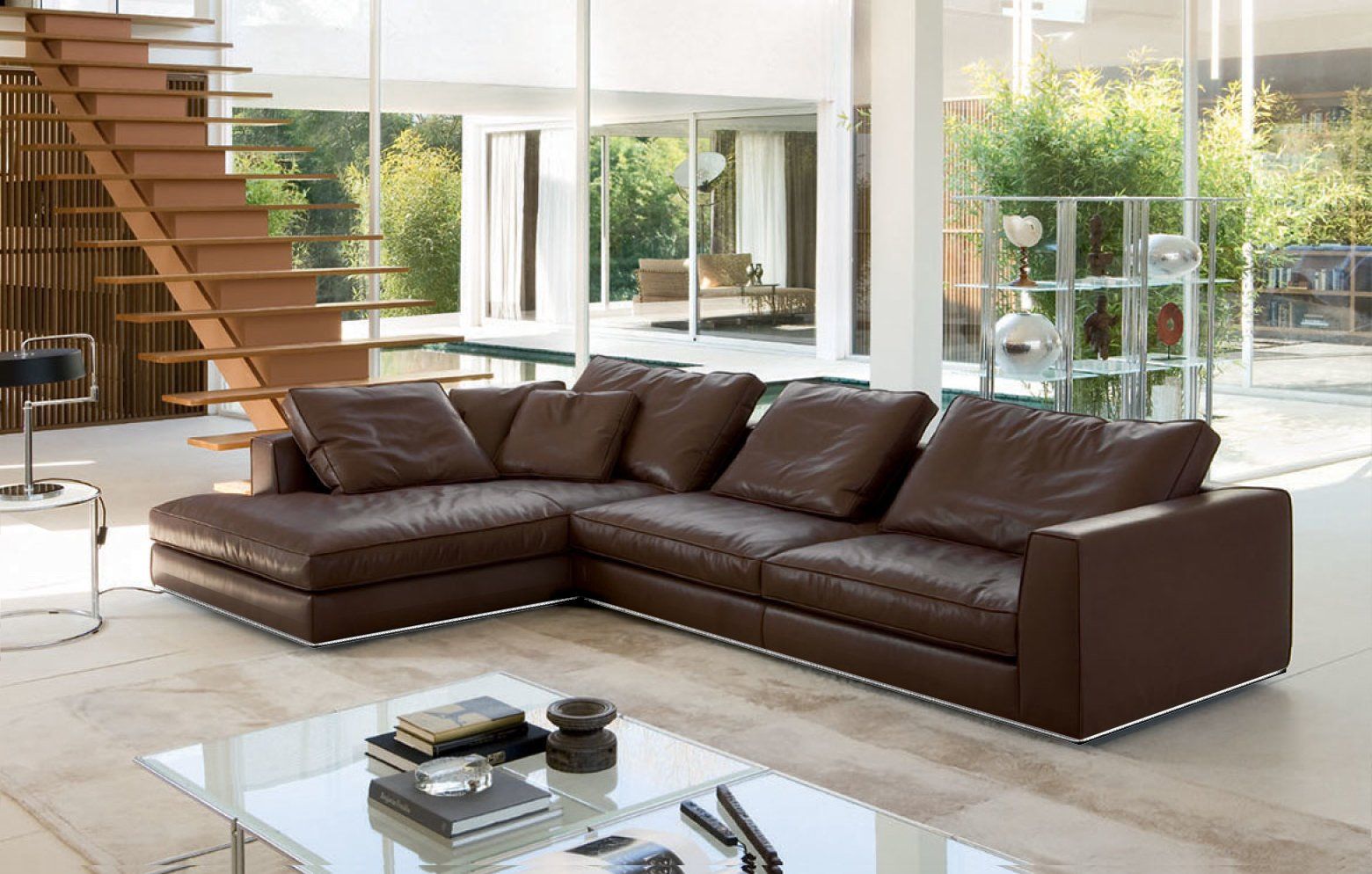 Divano In Pelle, Divano In Tessuto Modello Ponza inside Making Your Home Cozy with the Divani Casa Gentle Modern Beige Sofa