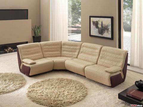 Divano Modulare Spartaco - Vama Divani throughout Making Your Home Cozy with the Divani Casa Gentle Modern Beige Sofa