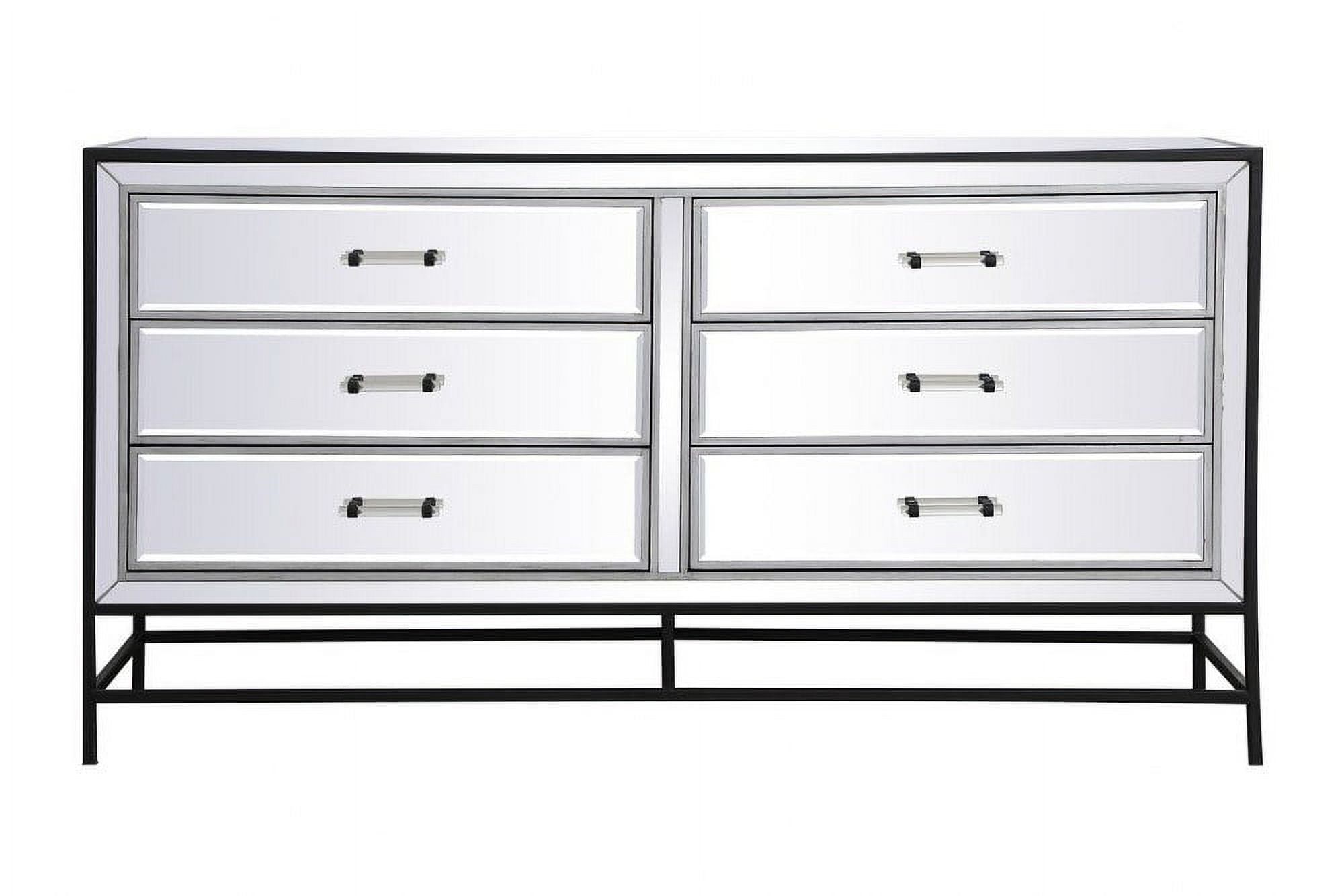 Exploring the Versatility of the Bailee 60″ Black Mirrored Chest