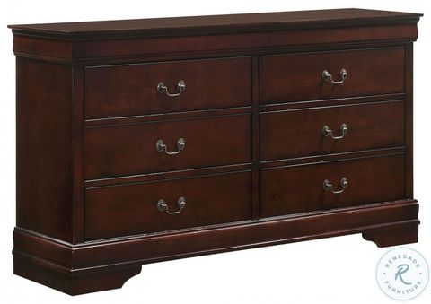 Ellington Cherry 6 Drawer Dresser From Picket House Furnishings ... regarding Picket House Furnishings Ellington 5-Drawer Chest In Cherry