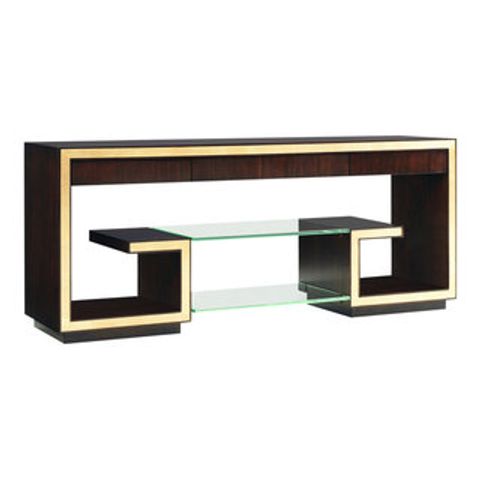 Emma Mason Signature Greengriffin Rodeo Media Console In Brushed Brass ... intended for The Emma Mason O'Leary Media Console A Deep Dive into Pewter Elegance