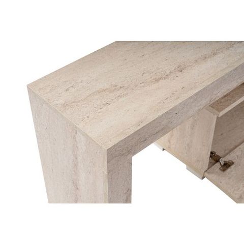 Enclave - Travertine Travertine Tv Stand — Bazzar.rs inside Hollis 59" Travertine Tv Stand, Travertine