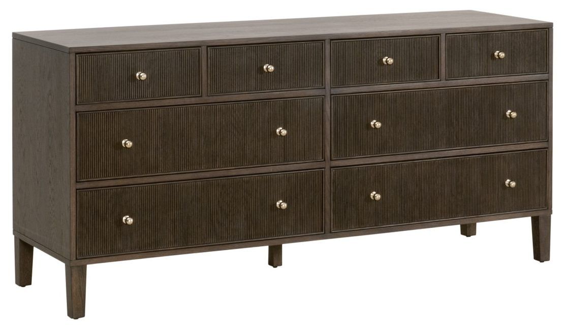 Essentials For Living 5258.Db-Oak Highland 8 Drawer Double Dresser ... with Exploring traditional and modern oak 8 drawer double dresser styles