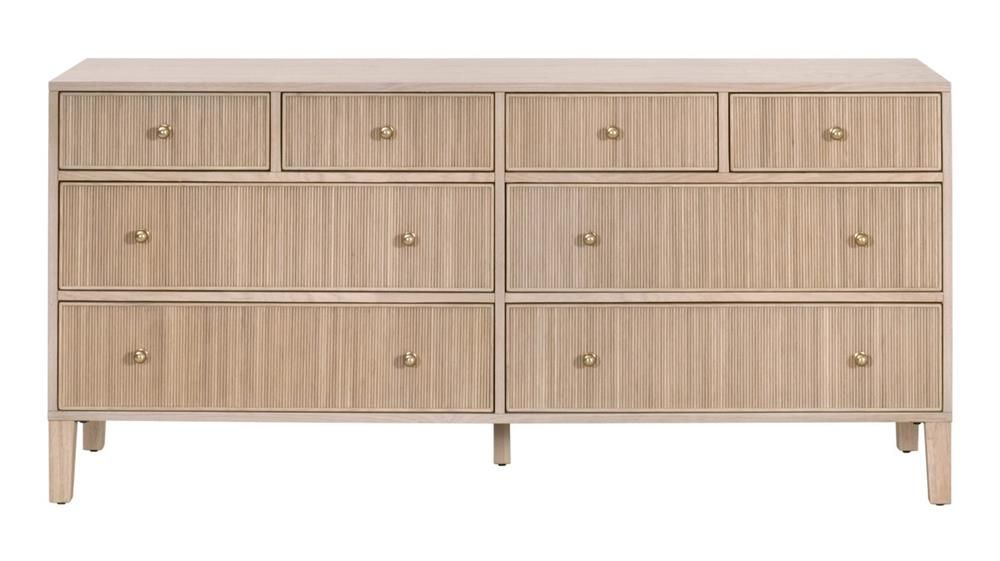 Essentials For Living Highland 8-Drawer Double Dresser In Natural Oak ... with 8 Drawer Double Dresser, Oak