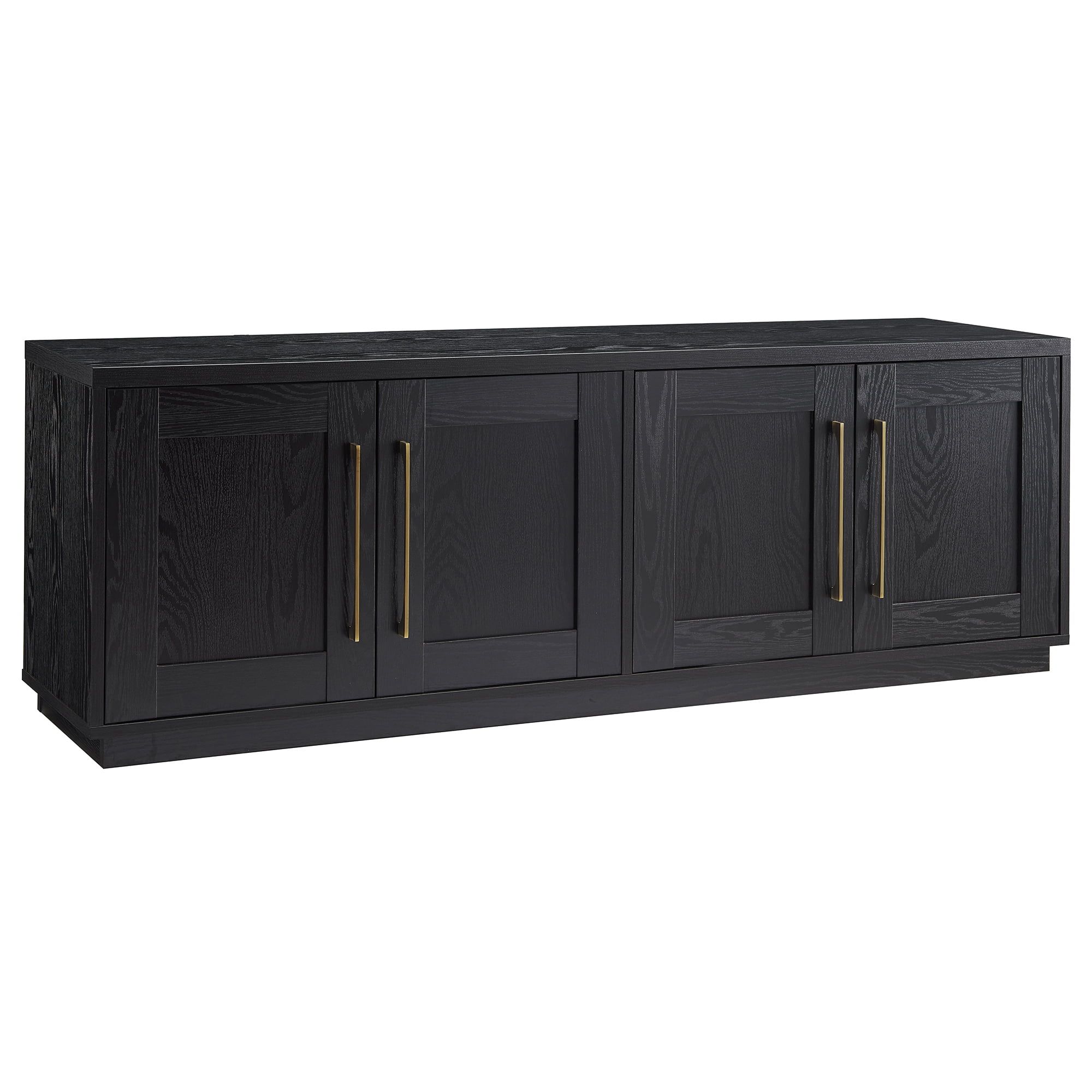 Evelyn&amp;Zoe Tillman Rectangular Tv Stand For Tv's Up To 75&quot;, Black Grain ... regarding Campello Rectangular Tv Stand For Tv's Up To 78 In Black Grain