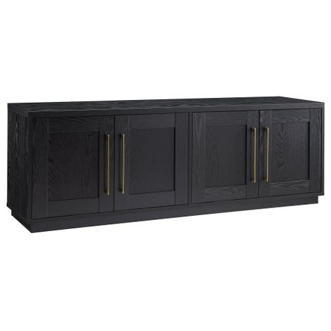 Evelyn&Zoe Tillman Rectangular Tv Stand For Tv's Up To 75", Black Grain ... regarding Campello Rectangular Tv Stand For Tv's Up To 78 In Black Grain
