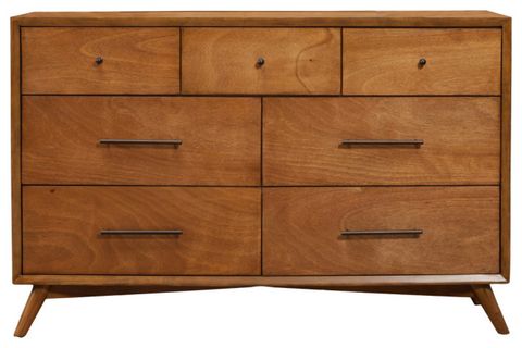 Flynn Mid Century Modern 7 Drawer Dresser - Midcentury - Dressers - By ... for Exploring the Timeless Elegance of Gray Wood Finishes in Furniture