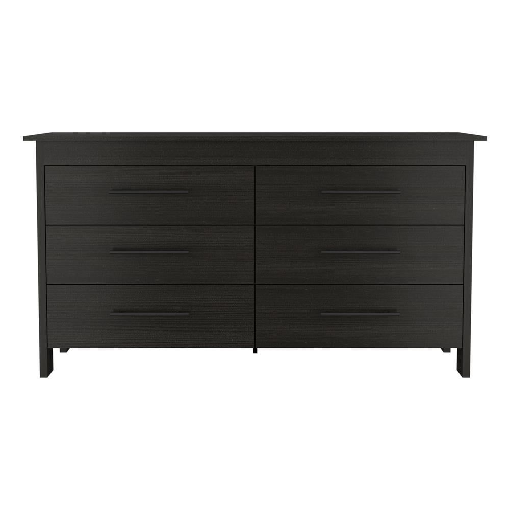 Fm Furniture Llc Luxor 6 Drawer Double Dresser ,Black - Walmart.com within The craftsmanship behind Luxor furniture and what makes it stand out