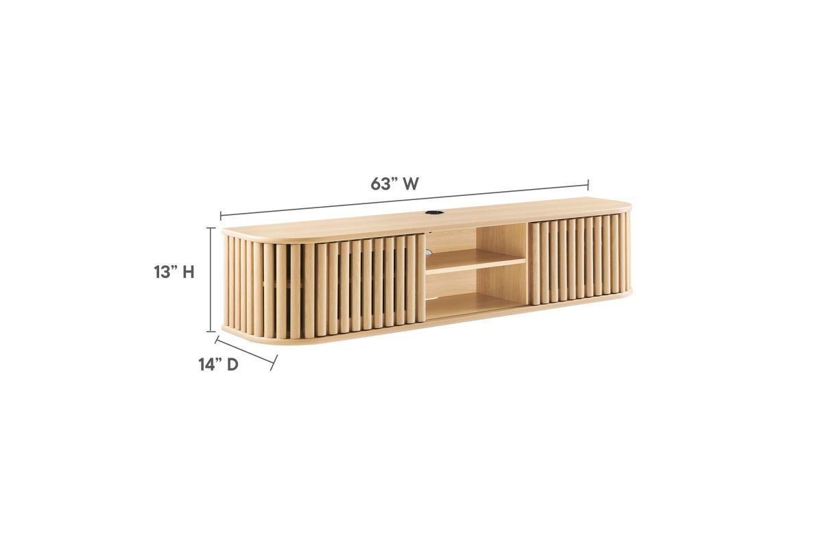 Fortitude 63&quot; Wall-Mounted Tv Stand By Modway At Gardner White with Integrating the Fortitude 63&quot; TV Stand Seamlessly into Your Decor