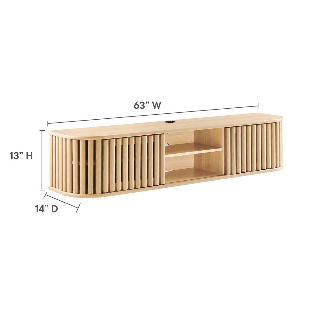 Fortitude 63&quot; Wall-Mounted Tv Stand - Modern In Designs pertaining to Integrating the Fortitude 63&quot; TV Stand Seamlessly into Your Decor
