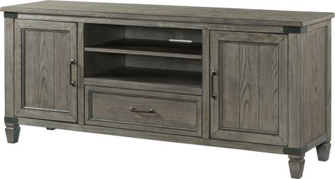 Foundry Brushed Pewter 70" Media Console - 1Stopbedrooms. for Coastal Living Entertainment Console, Brushed Pewter