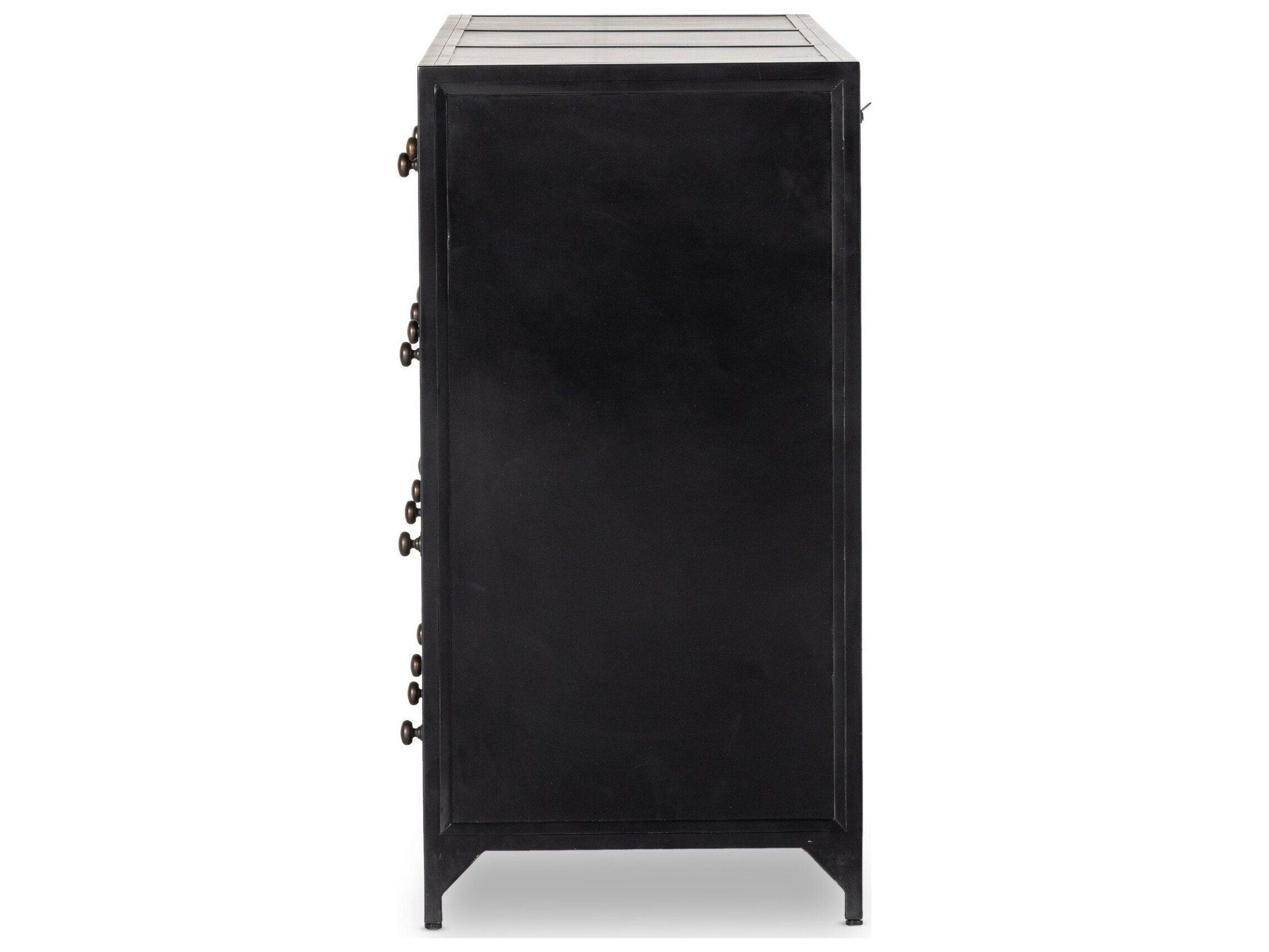 Four Hands Belmont Black 12 Drawer Dresser | Fs234926001 in Black Dresser Trends in Modern Home Interiors