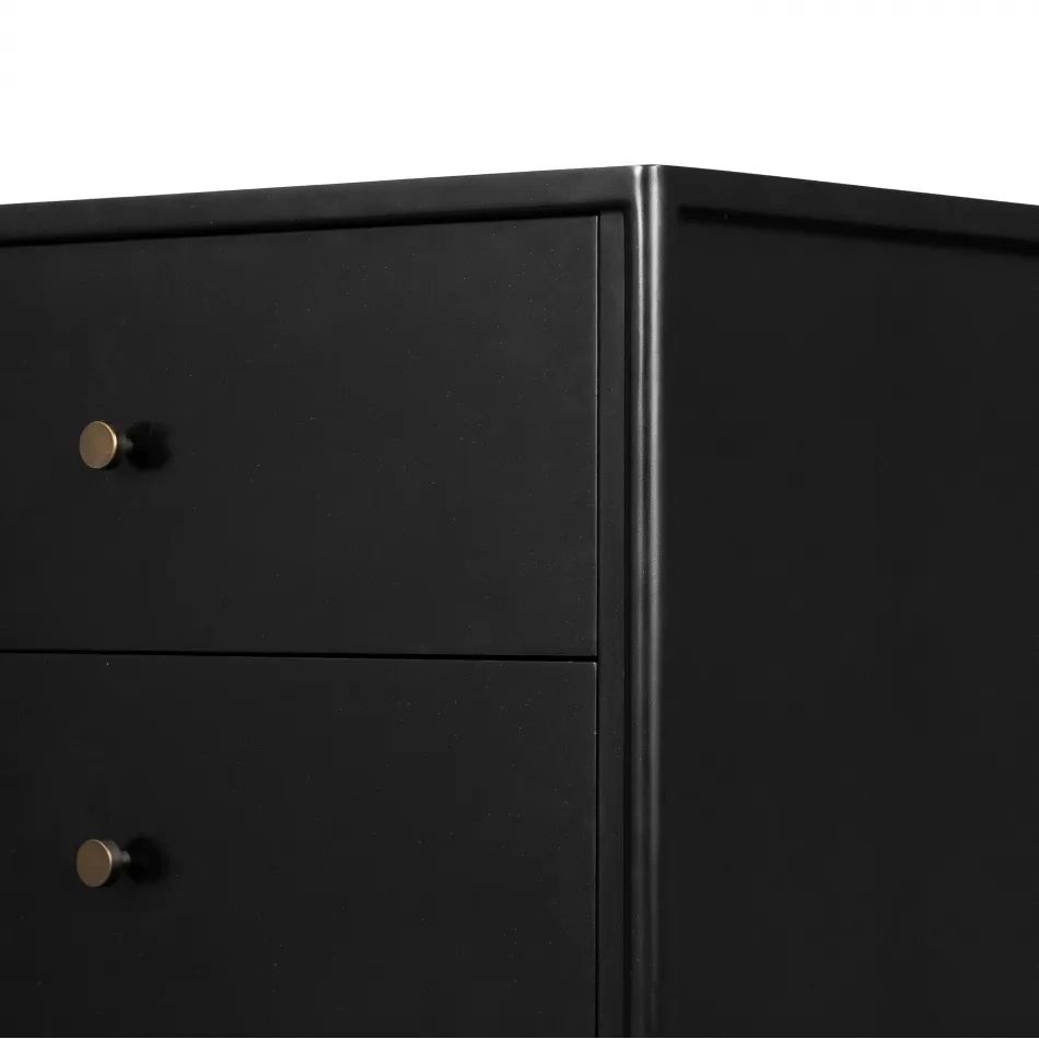 Four Hands Soto 8 Drawer Dresser Black | Gracious Style within Soto 8 Drawer Dresser, Black