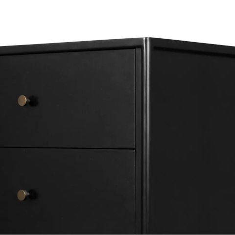 Four Hands Soto 8 Drawer Dresser Black | Gracious Style within Soto 8 Drawer Dresser, Black