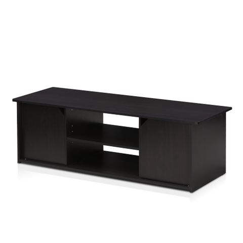Furinno Econ Tv Stand With Storage Shelf, Espresso 17044Ex - Walmart ... inside Furinno Beginning Tv Stand, Espresso