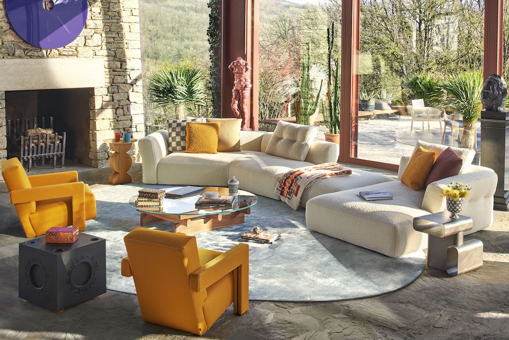Furniture Brand Cassina Opens Largest Store Worldwide In Los Angeles with regard to On Trend: Bold Sofas Strike A Pose In Fall 2012