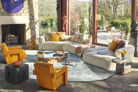 Furniture Brand Cassina Opens Largest Store Worldwide In Los Angeles with regard to On Trend: Bold Sofas Strike A Pose In Fall 2012